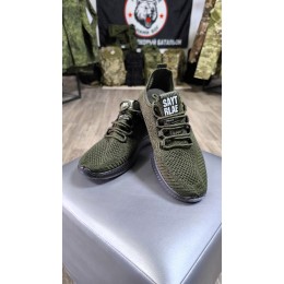 Кроссовки сетка Олива 
